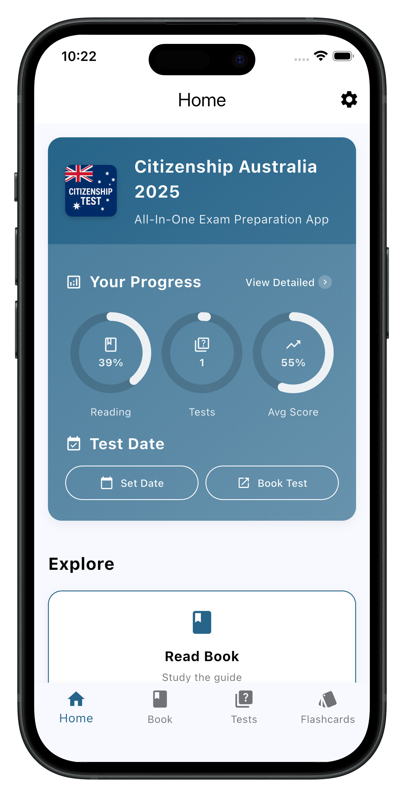 App Home Screen