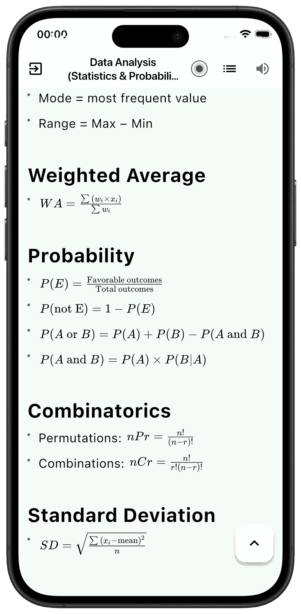 Study Guide Chapter