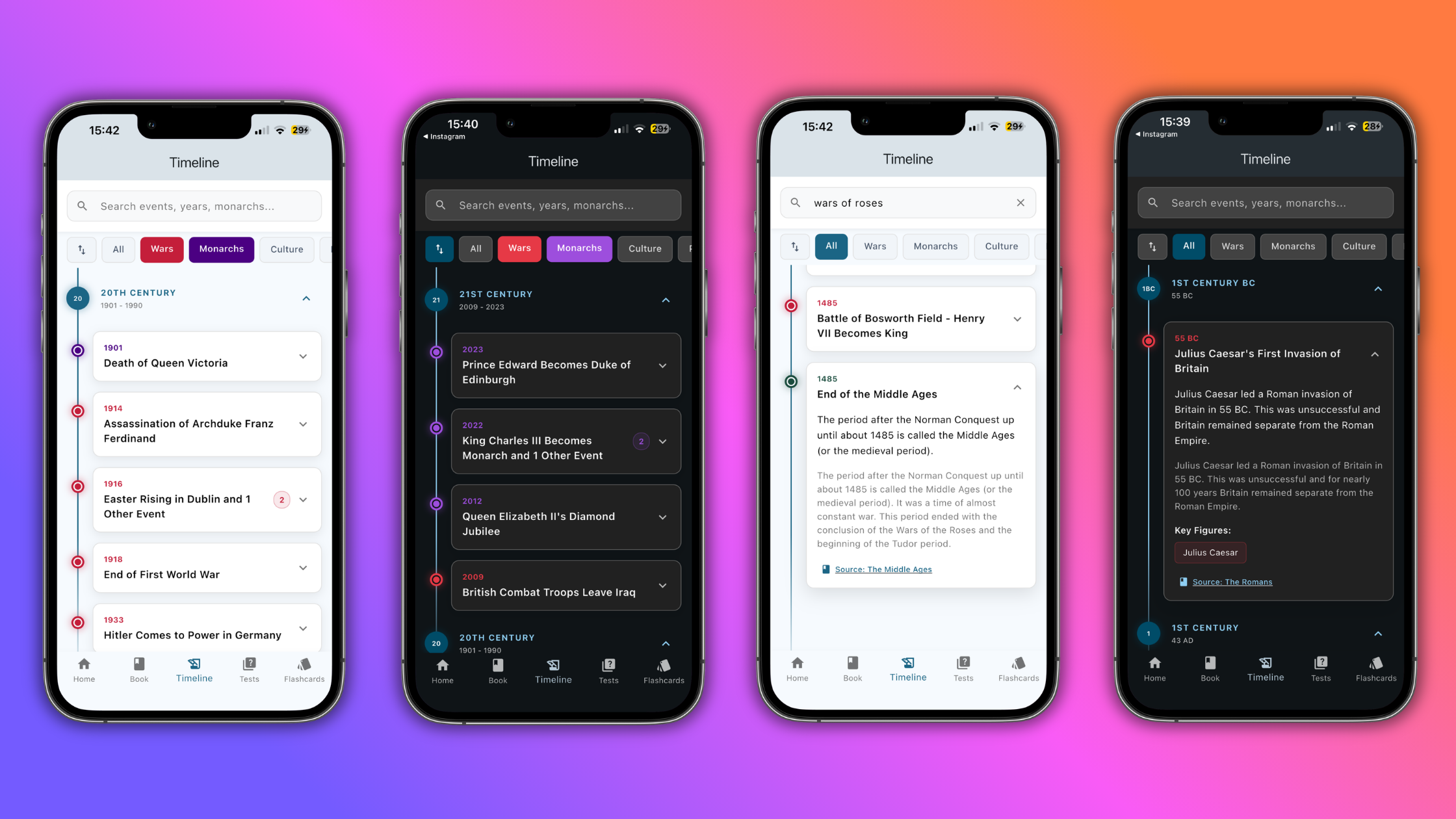 Answer Key feature in Life in the UK ExamReady app